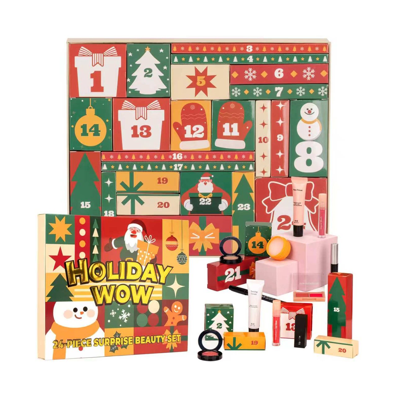 24 Days Makeup Advent Calendar Gift Set